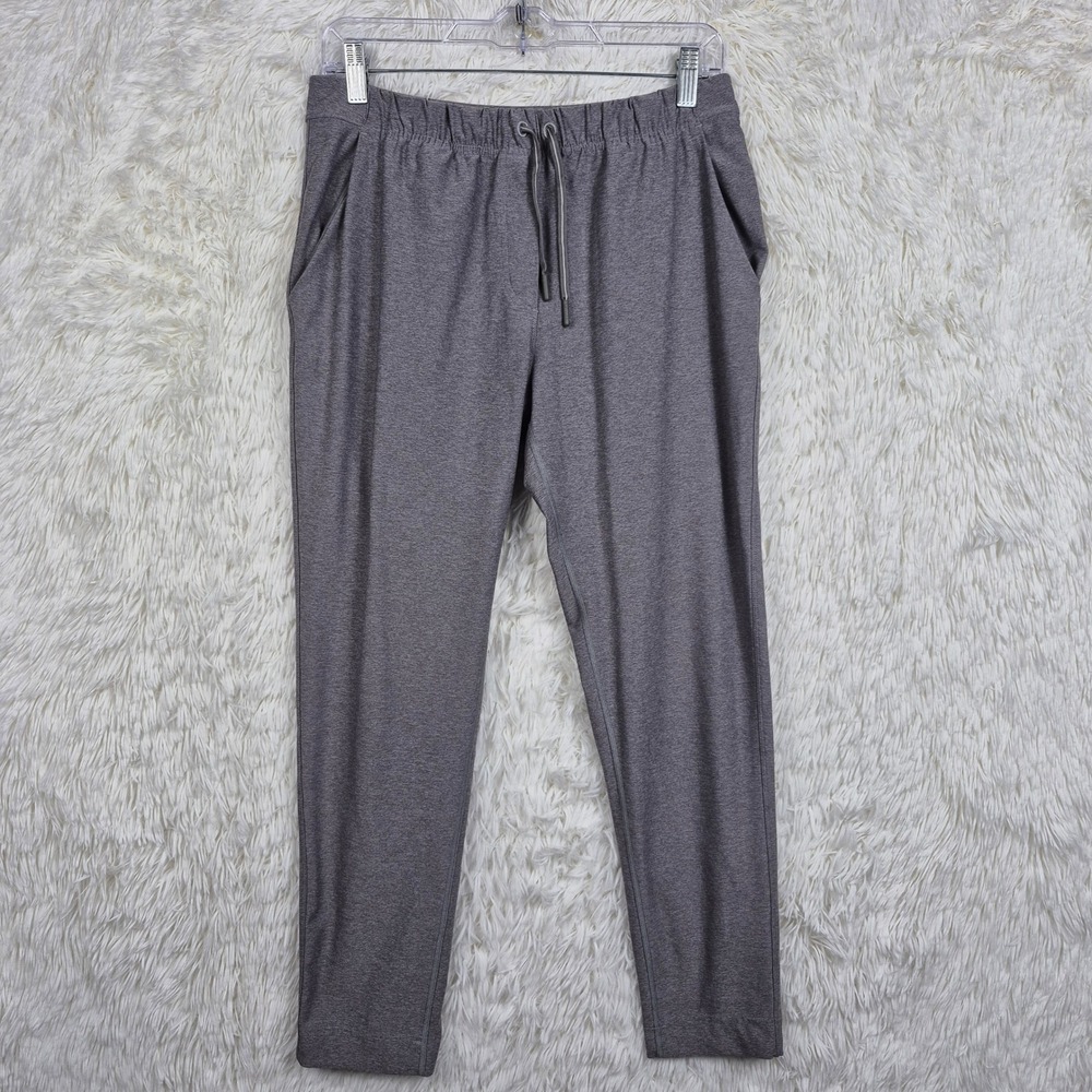 Lululemon On the‎ Fly Pant Heathered Grey Drawstring Joggers Womens 6